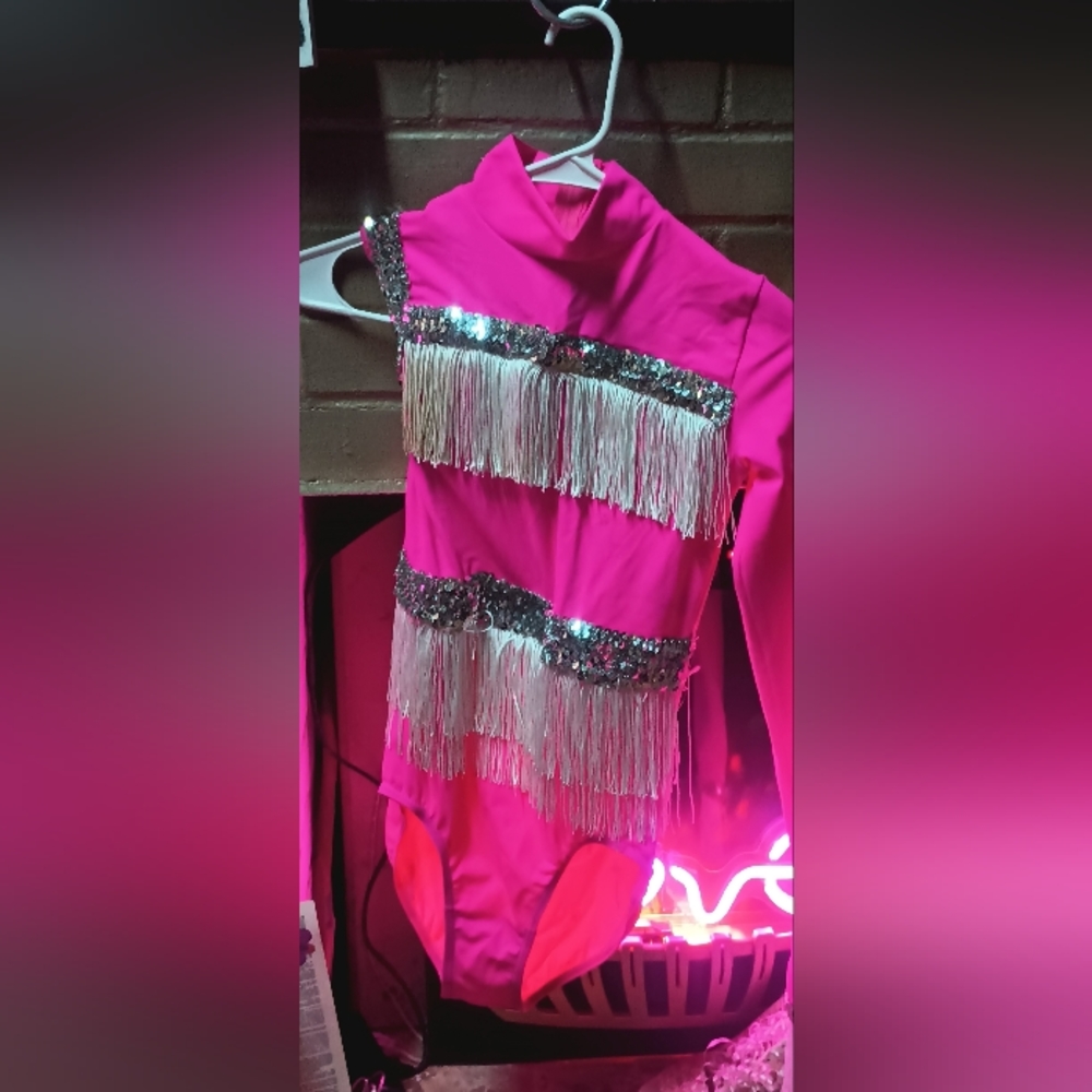 Girls one piece dance costume